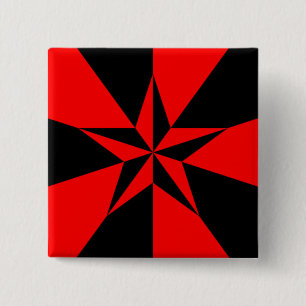 Flagga av libertansk socialism knapp