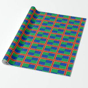 Flagga av Lincolnshire Wrapping Papper Presentpapper