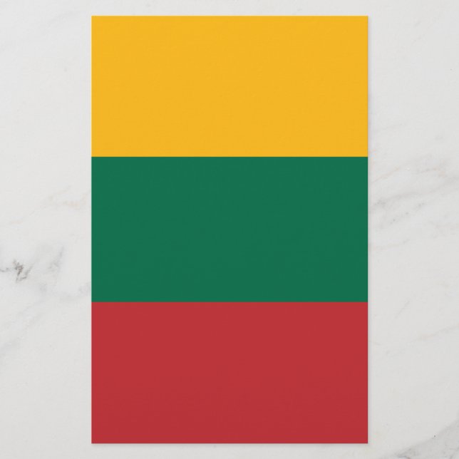 Flagga av Litauen Flygblad (Framsidan)