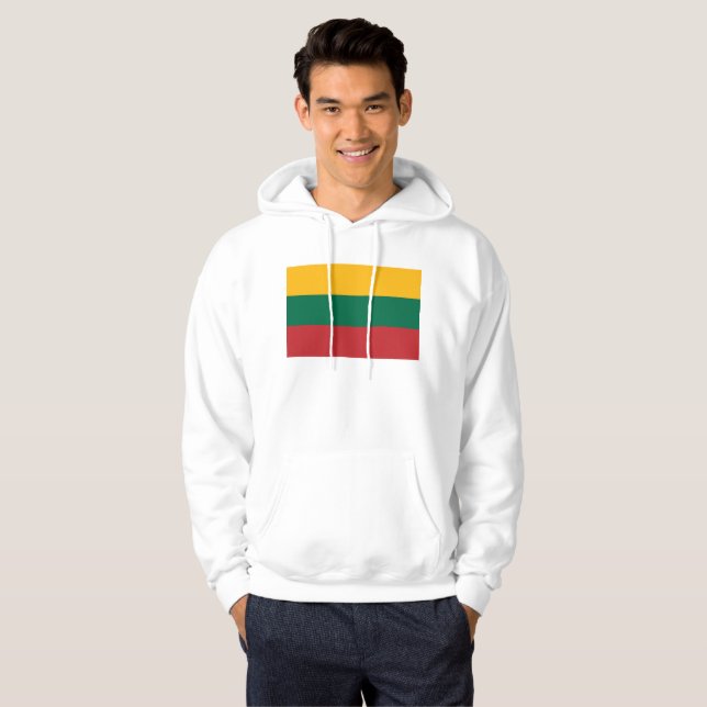 Flagga av Litauen Hoodie (Hel framsida)