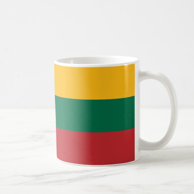 Flagga av Litauen Kaffemugg (Höger)
