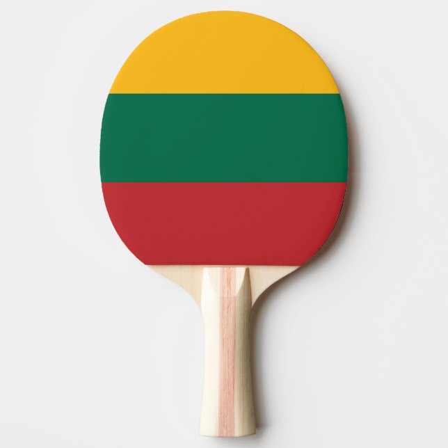 Flagga av Litauen Pingisracket (Framsidan)