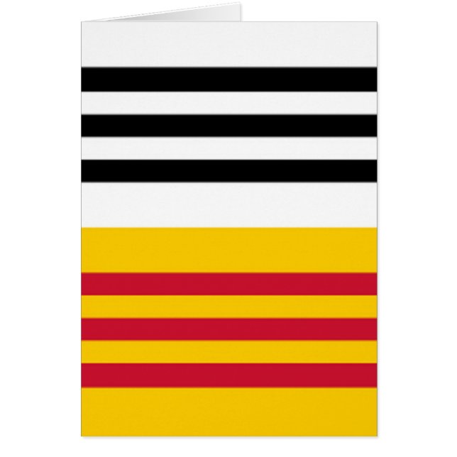 Flagga av Loon op Zand Hälsningskort (Framsidan)