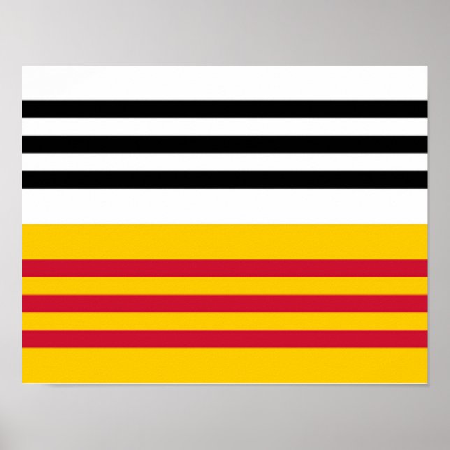 Flagga av Loon op Zand Poster (Framsidan)