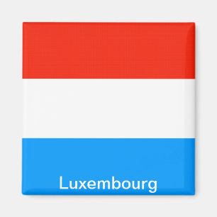Flagga av Luxembourg Magnet