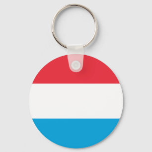 Flagga av Luxemburgnyckelkedjan Nyckelring