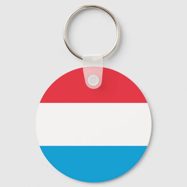 Flagga av Luxemburgnyckelkedjan Nyckelring (Framsida)
