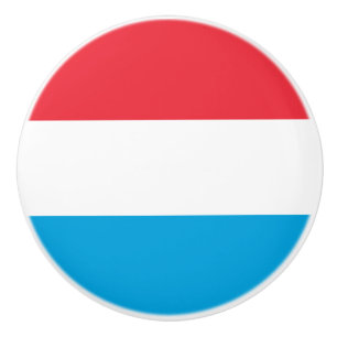 Flagga av luxemburgskt keramiskt knopp