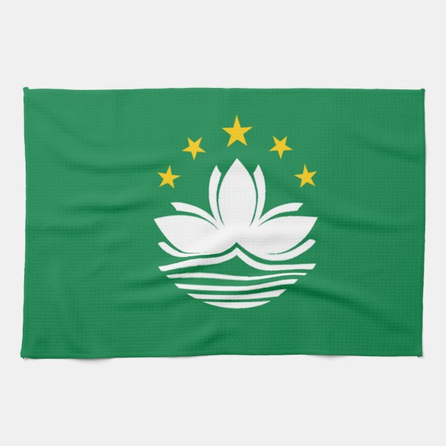Flagga av Macao Kökshandduk (Horisontell)