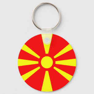 Flagga av Makedonien Nyckelring