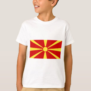 Flagga av Makedonien T-shirt