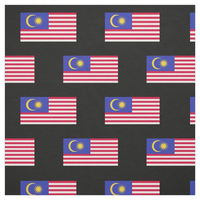 Flagga av Malaysia Tyg (Provkarta)