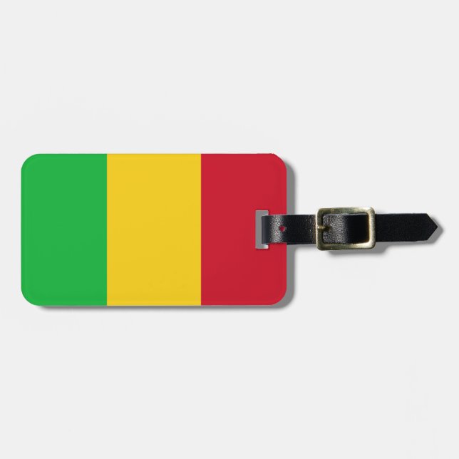Flagga av Mali Easy ID Personal Bagagebricka (Horisontell Framsida)