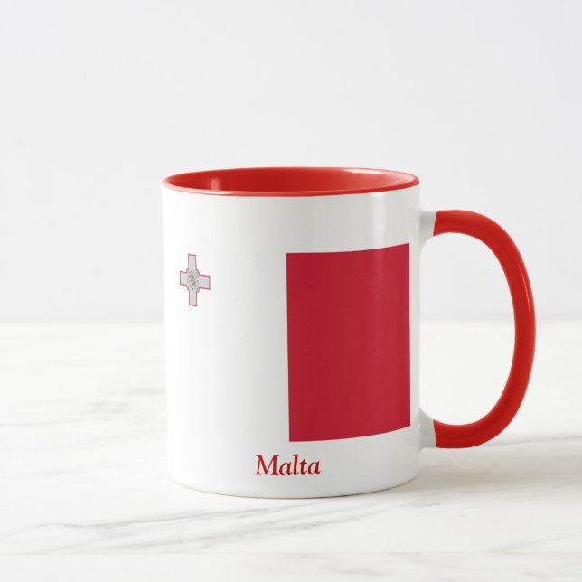 Flagga av Malta Mugg (Höger)