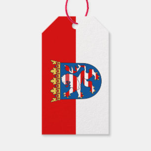 Flagga av Märkrna Hesse Gift Presentetikett
