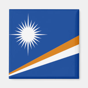 Flagga av Marshallöarnan Magnet
