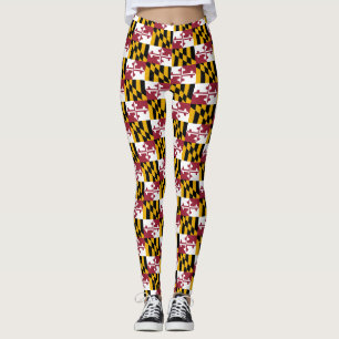 Flagga av Maryland, amerikanstatlig flagga Leggings