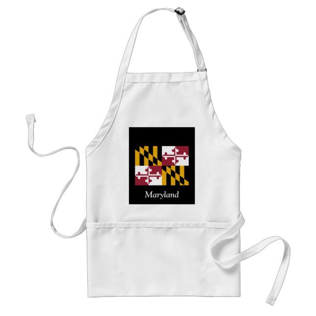 Flagga av Maryland Förkläde (Framsidan)