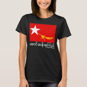 flagga av medborgareligan för demokrati t shirt