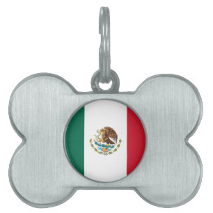 Flagga av Mexico ID-bricka Husdjur