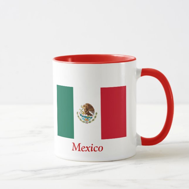 Flagga av Mexico Mugg (Höger)