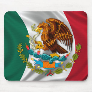 Flagga av Mexico, vapensköld Musmatta