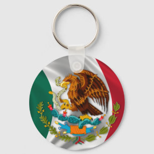 Flagga av Mexico, vapensköld Nyckelring