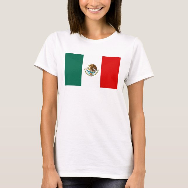 Flagga_av_Mexiko T-shirt (Framsida)