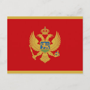 Flagga av Montenegros vykort