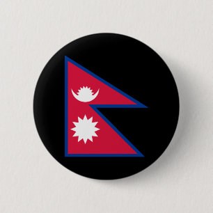 Flagga av Nepal Knapp