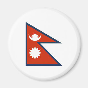 Flagga av Nepal Magnet