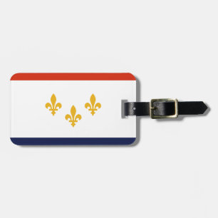 Flagga av New Orleans, Louisiana Bagagebricka