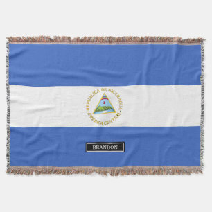 Flagga av Nicaragua Filt