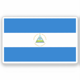 Flagga av Nicaragua specialskuren  Klistermärken