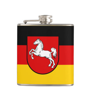 Flagga av Niedersachsens Hip-kolv Fickplunta