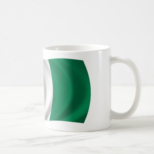 Flagga av Nigeria Kaffemugg (Höger)