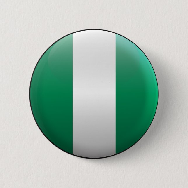 Flagga av Nigeria Knapp (Framsida)