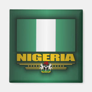 Flagga av Nigeria Magnet
