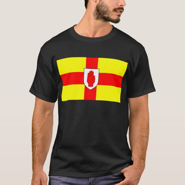 Flagga av nordliga Ulster - - ireland Tee Shirt (Framsida)