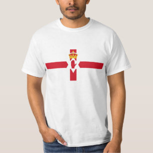Flagga av nordligt - ireland T skjorta Shirt