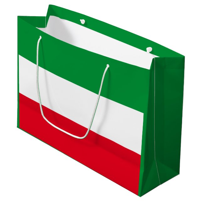 Flagga av Nordrhein-Westfalen Large Gift Bag (Framsidan Vinklad)