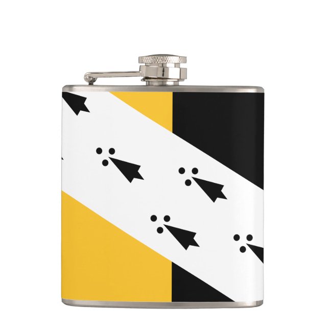 Flagga av Norfolk Hip-kolv Fickplunta (Framsidan)