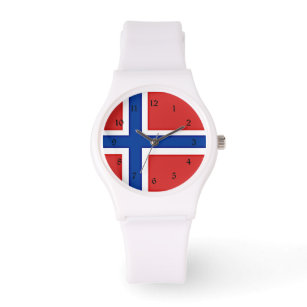 Flagga av Norge Armbandsur