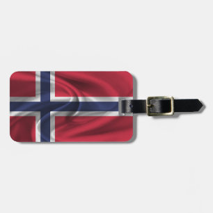 Flagga av Norge Bagagebricka