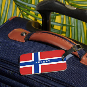 Flagga av Norge Bagagebricka