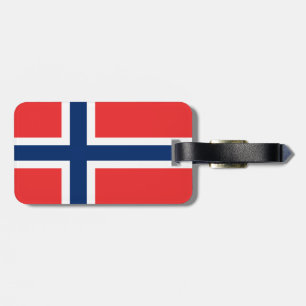 Flagga av Norge Bagagebricka