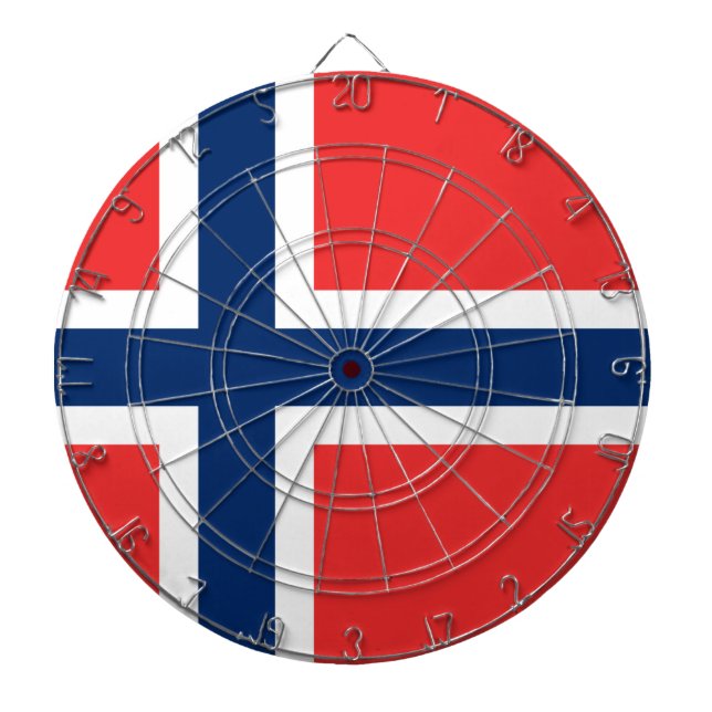 Flagga av Norge Darttavla (Framsidan)