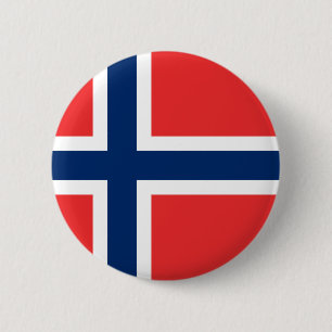 Flagga av Norge Knapp