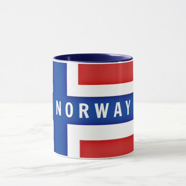 Flagga av Norge Mugg (Center)