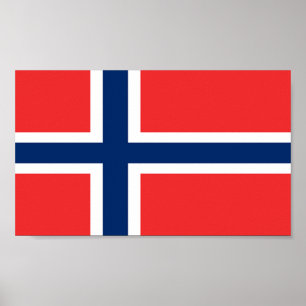 Flagga av Norge Poster